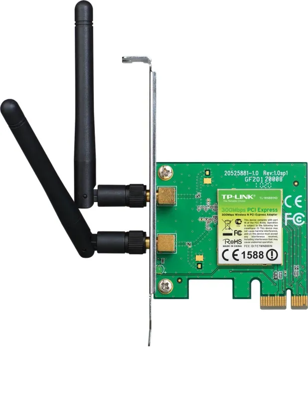 TP-Link TL-WN881ND 300MBPS 2 Anten Kablosuz N Pcı Express Wi-Fi Adaptor