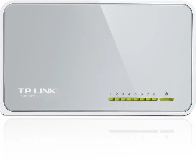TP-Link TL-SF1008D 8 Port 10/100 Plastik Kasa Switch