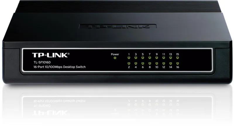 TP-Link TL-SF1016D 16 Port 10/100 Plastik Kasa Switch