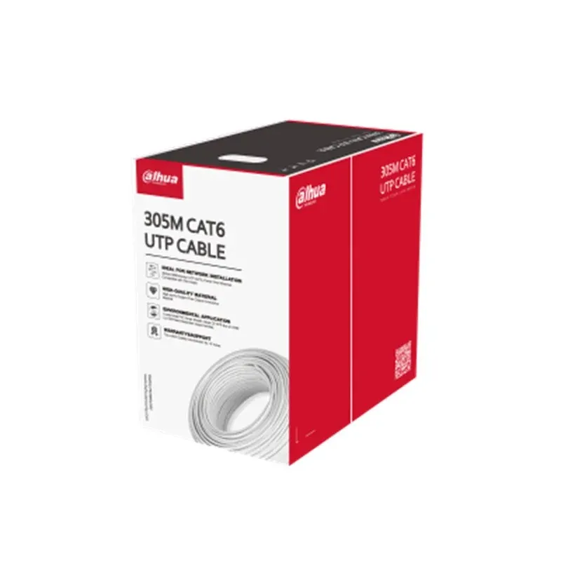 Dahua DH-PFM920I-6UN-C U/Utp 305 Metre 23AWG 0 Bakir Beyaz Renk CAT6 Kablo