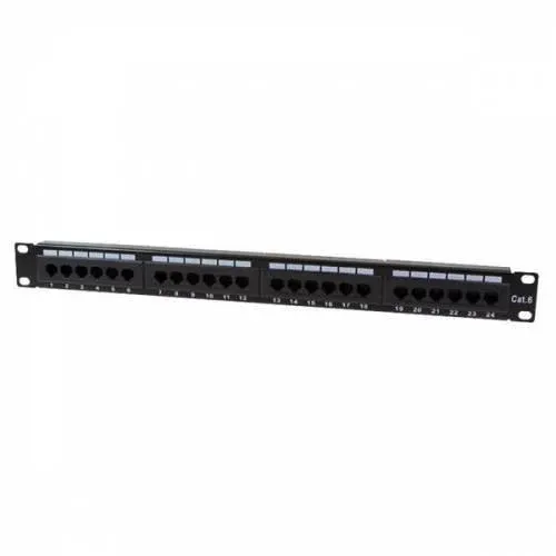 Uranium P24UTP PP-UC6-2524 CAT6 24 Port Dolu Patch Panel
