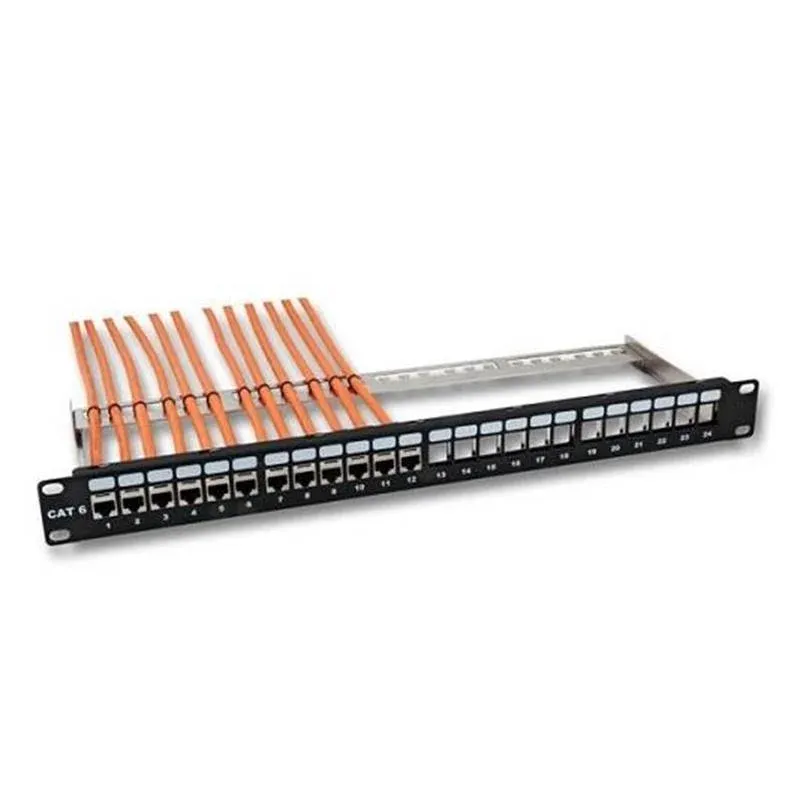 Uranium 24 Port UB24-3824L CAT6 Boş Patch Panel (10C-SB1U24PCAT6URE1A)
