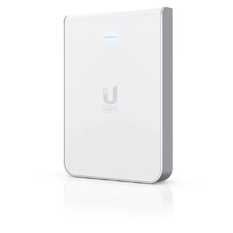 Ubiquiti U6-IW 2.4/5GHZ Dualband WIFI6 4X4 MU-Mimo 4.8GBPS 5.9 Dbi İç Ortam Duvar Tipi Access Poınt(Adaptörsüz)