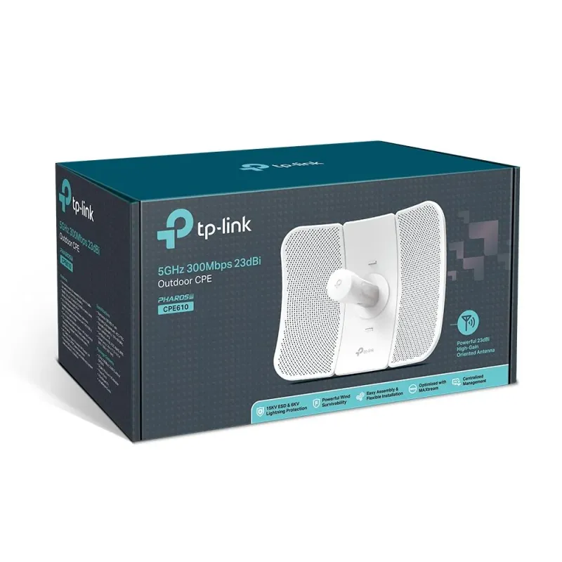 TP-Link CPE610 5GHZ 300MBPS 23DBI 30KM Ptp/Ptmp Dış Ortam Access Point