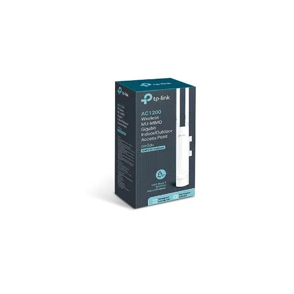 TP-Link Omada EAP225-OUTDOOR AC1200 1XGBIT RJ45 300MBPS/2.4GGZ/867MBPS/5GHZ Access Point (Adaptörlü)
