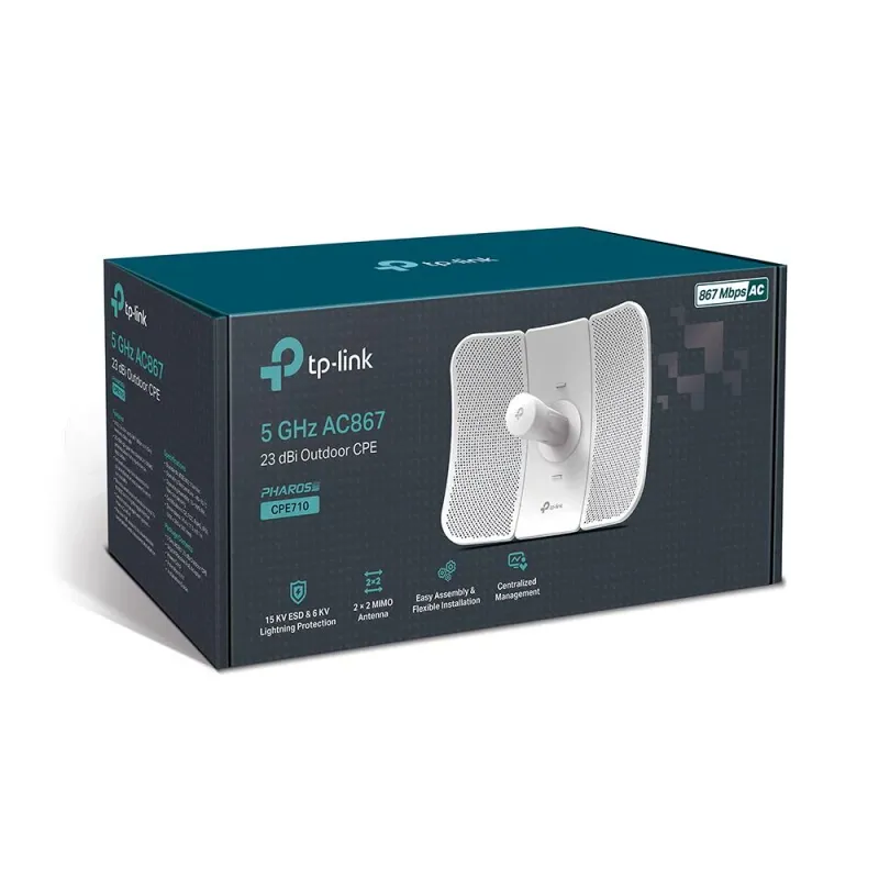 TP-Link CPE710 5GHZ 867MBPS 23DBI 30KM Ptp/Ptmp Dış Ortam Access Point
