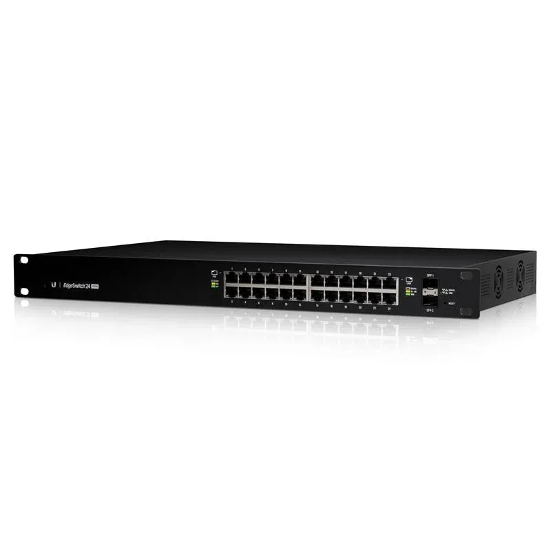 Ubiquiti ES-24-250W 24 Port GIGABIT+2X1GB Sfp+ Consol Port 802.3AT/AF Yönetilebilir 250W Rackmount PoE Switch