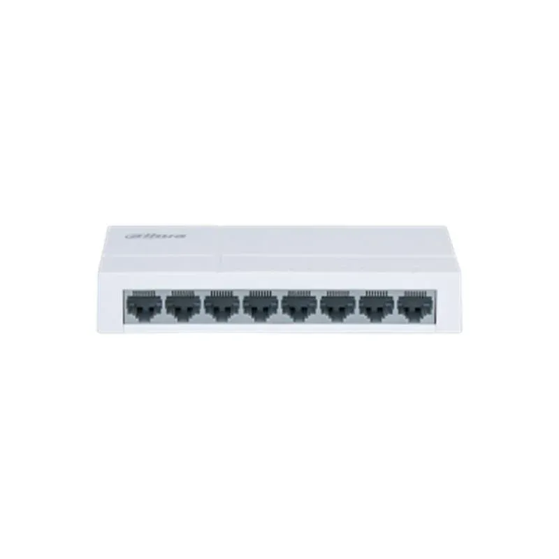 Dahua PFS3008-8ET-L 8 Port 10/100 Plastik Kasa Switch