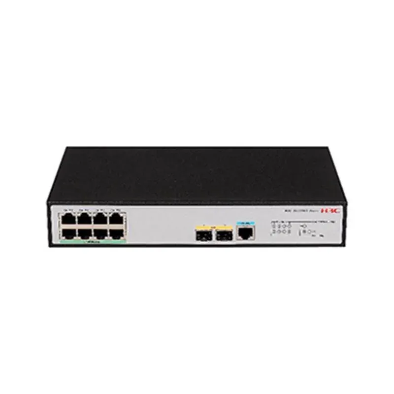 H3C 9801A41E S5120V3-10P-LI 8 Port GIGABIT+2X1GB SFP 1XCONSOLE Port Yönetilebilir Rackmount Switch