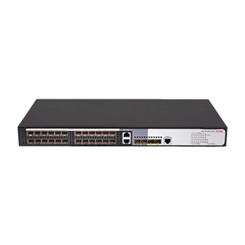 H3C 9801A4MW S5120V3-28F-LI 24 Port Gigabit SFP +2X1GB RJ45+2X10GB Sfp+ 1XCONSOLE Port Yönetilebilir Rackmount Switch