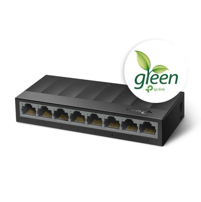 TP-Link LS1008G 8 Port 10/100/1000 Gigabit Plastik Kasa Switch