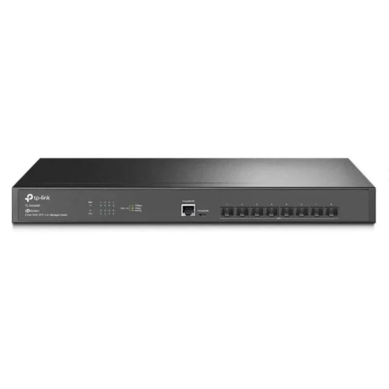 TP-Link Omada TL-SX3008F 8 Port 10 Gigabit Sfp+ Console Port LAYER2+ Yönetilebilir Rackmount Switch