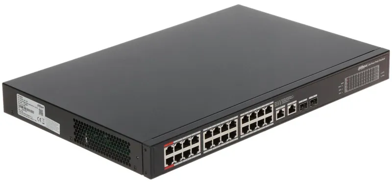 Dahua PFS3228-24GT-360 24 Port Gigabit + 2X1GB RJ45/SFP Uplink 360W PoE Rackmount Switch