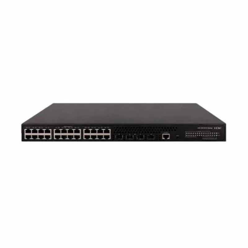 H3C LS-5120V3-28P-PWR-LI-GL L2 24 Port GIGABIT+4X1GB SFP Uplink 1XCONSOLE Port Yönetilebilir 185W PoE Rackmount