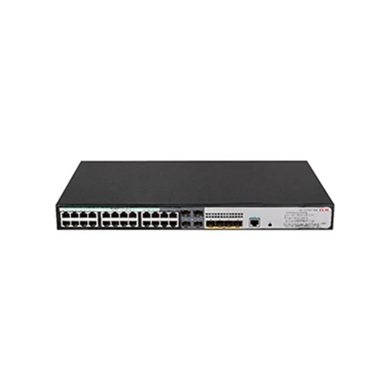 H3C 9801A41J S5120V3-28S-HPWR-LI 24 Port GIGABIT+4X10GB Sfp+ 1XCONSOLE Port Yönetilebilir 370W PoE Rackmount Switch