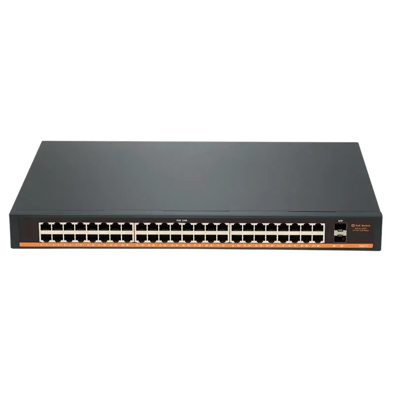 Tiwox TP-G4820-POE800W 48 Port Gigabit + 2X 1GB SFP Uplink Rackmount PoE Switch