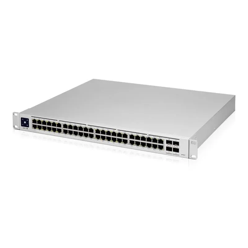 Ubiquiti USW-PRO-48-POE 48 Port Gigabit + 4X10GB SFP Uplink 600W PoE Yönetilebilir Rackmount Switch