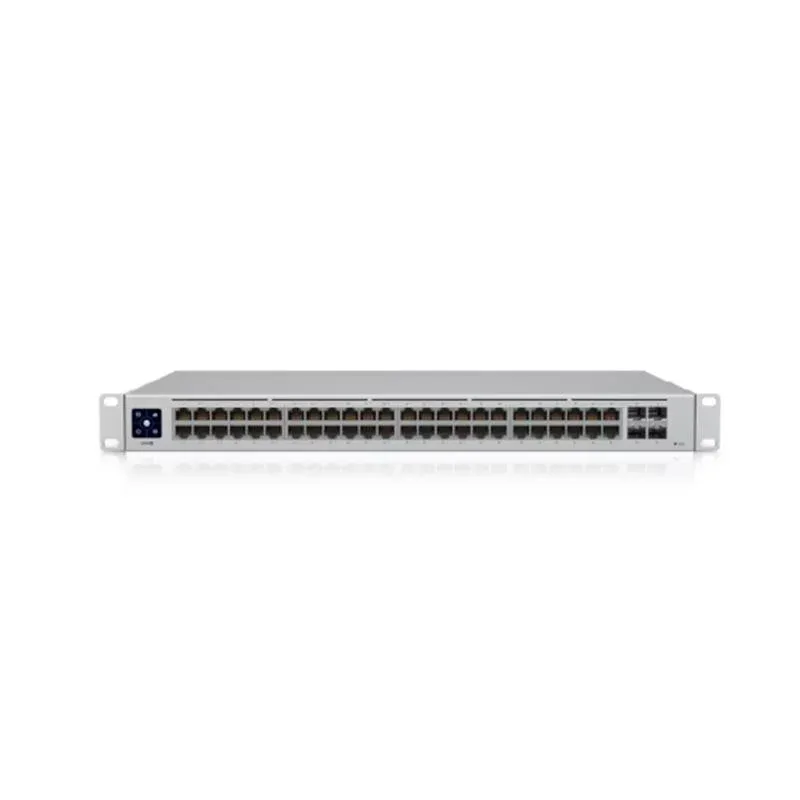 Ubiquiti USW-48-POE 48 Port Gigabit + 4X1GB SFP Uplink 195W PoE Yönetilebilir Rackmount Switch