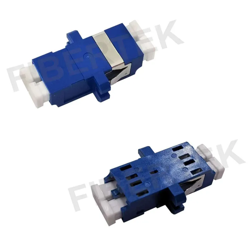 LC Duplex Fiber Optik Adaptör (Coupler) – Mavi / 50’li Paket
