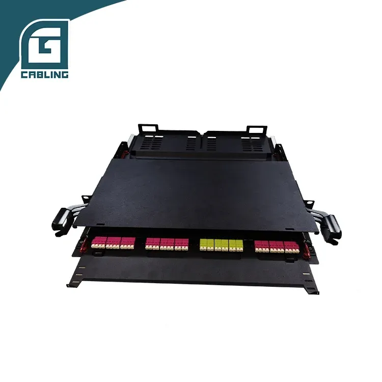 1U 24-Port Boş (Boşaltılmış) Fiber ODF Paneli