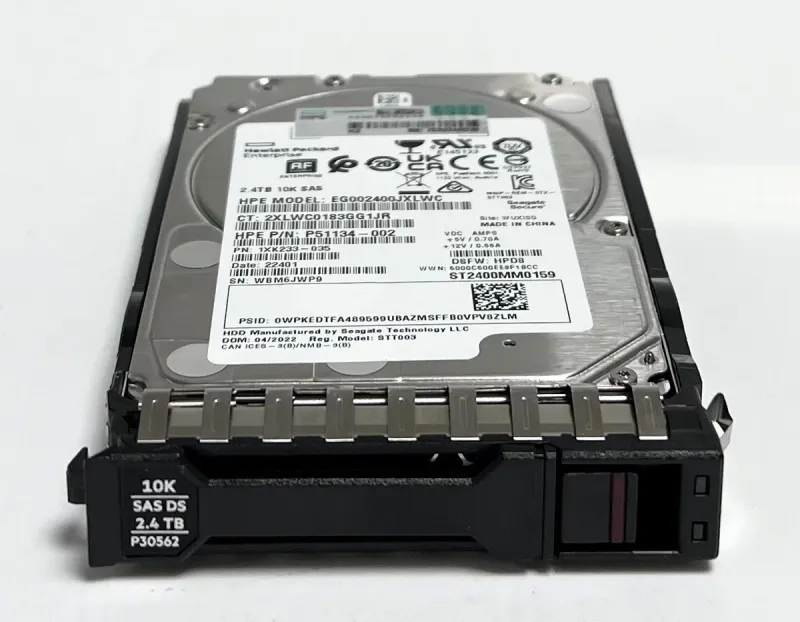 HPE 2.4TB SAS 10K SFF BC 512e MV HDD