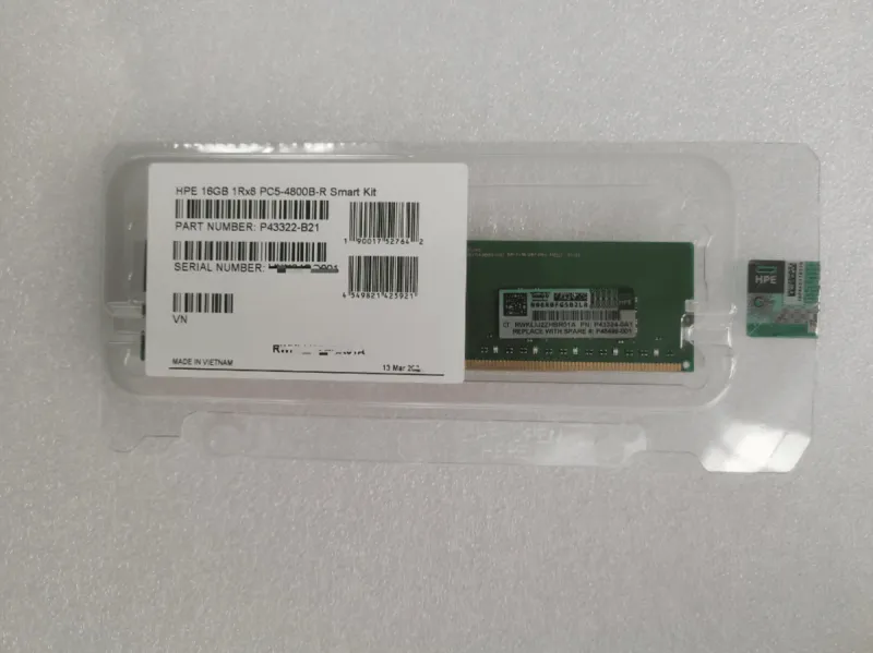 HPE 16GB 1Rx8 PC5-4800B-R Smart Kit