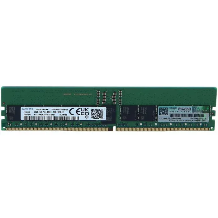 HPE 32GB 2Rx8 PC5-4800B-R Smart Kit