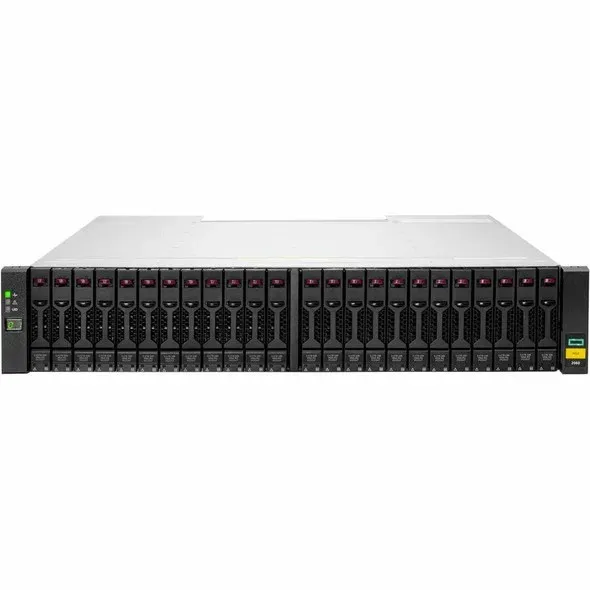 HPE MSA 2070 SFF 2x32Gb FC 4-port Controller 12×1.92TB SSD 4x32Gb SFP FC XCVR 23TB Storage Array