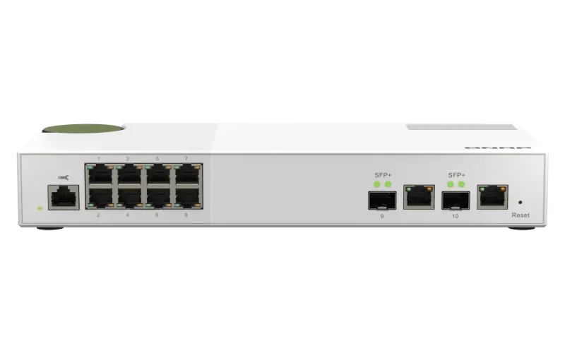 QNAP QSW-M2108-2C 10GbE ve 2.5GbE Yönetilebilir Switch