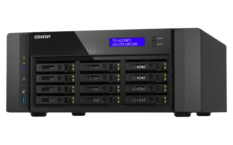 QNAP TS-h1290FX 12-Bay U.2 NVMe NAS