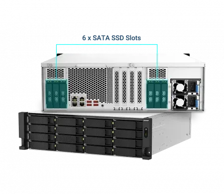 QNAP TS-h2287XU-RP 22-Bay Hybrid NAS