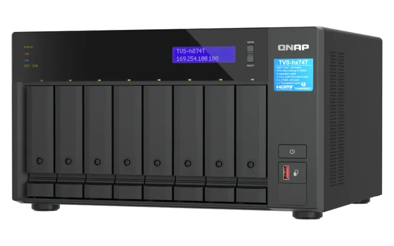 QNAP TVS-h874T 8-Bay Thunderbolt 4 NAS