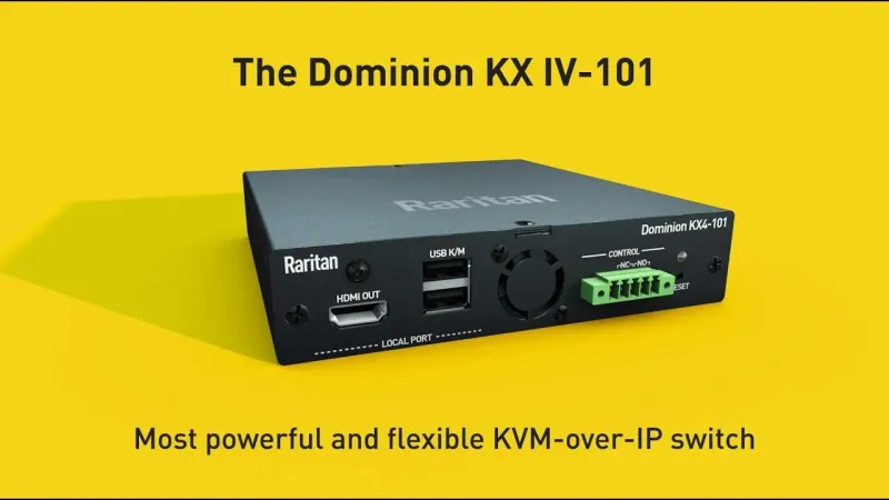 Raritan Dominion KX IV-101 (1-Port 4K KVM over IP)