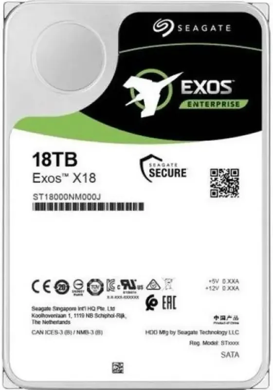 Seagate Exos X18 18TB Enterprise HDD