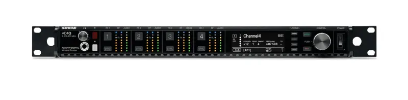 Shure Axient Digital AD4Q Dört Kanallı Alıcı