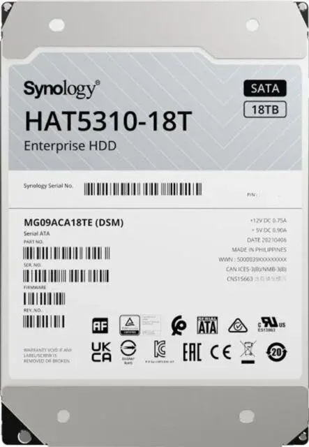 Synology HAT5310 18TB Kurumsal NAS HDD