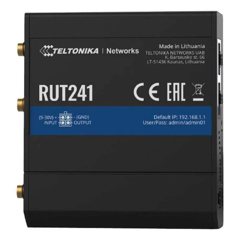 Teltonika RUT241 Endüstriyel 4G/LTE Router