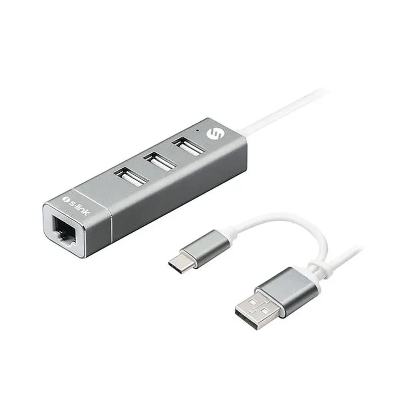 S-Link Swapp SW-U222 10/100MBPS Type-C USB 2.0 USB Ethernet Adaptör