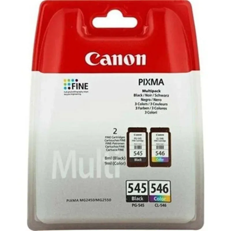 Canon PG-545/CL-546 Multipack Murekkep Kartus 2 lı + Kagit Hedıyelı