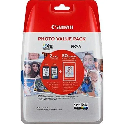 Canon PG-46/CL-56 Siyah ve Renkli Kartus Seti