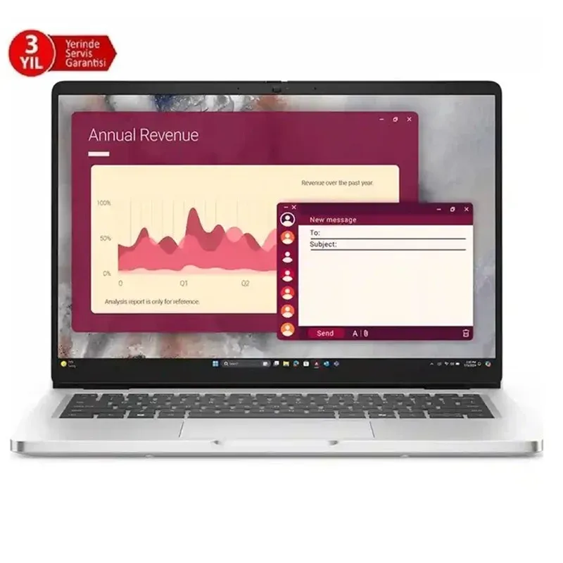Dell Nb Pro 14 ULTRA7 255U 32GB 512SSD Dos BTO108_PC14250_U (3 Yıl Yerinde Garanti)