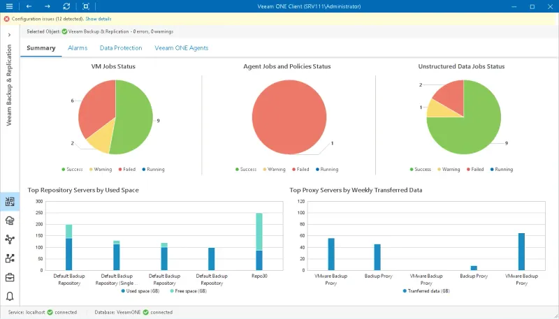 Veeam ONE İzleme ve Analitik (100 Instance)