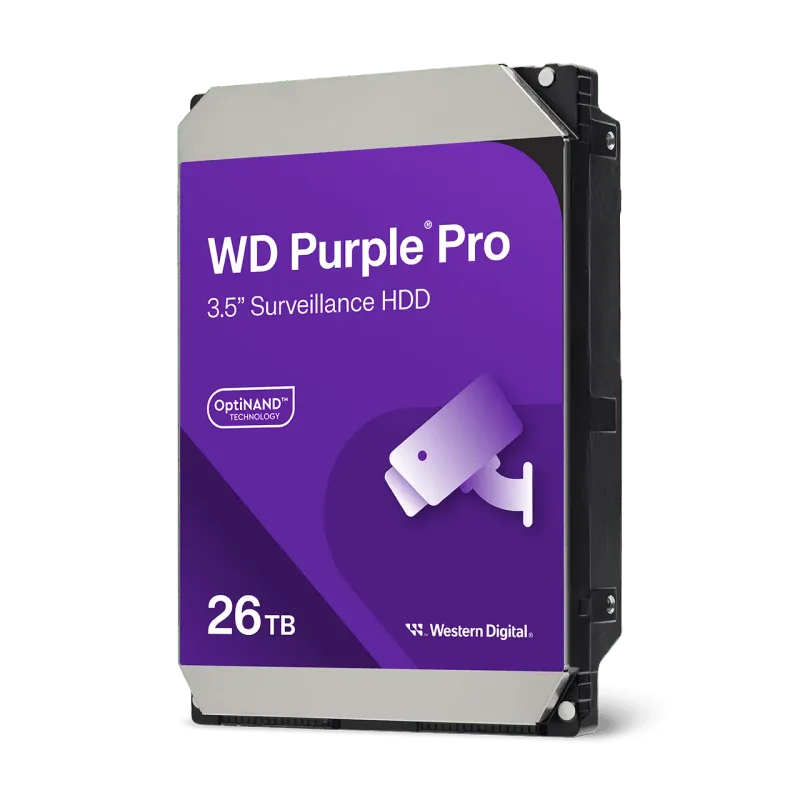 WD Purple Pro 18TB Güvenlik Kamerası Diski (7/24)