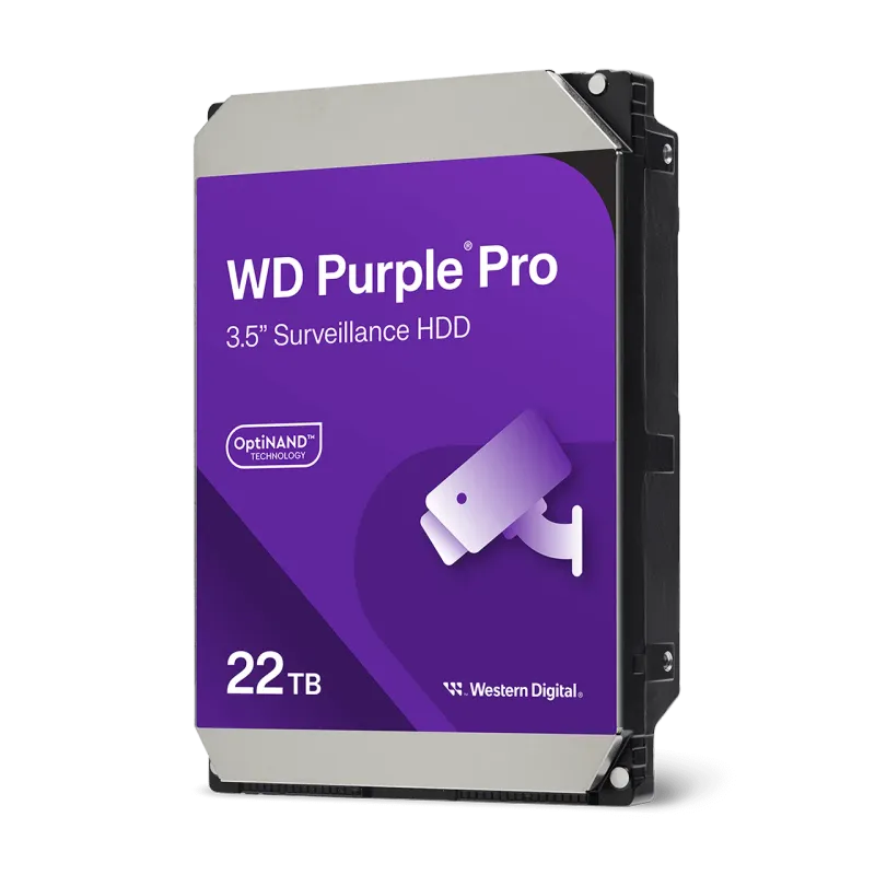 WD Purple Pro 22TB Gözetim Hard Diski