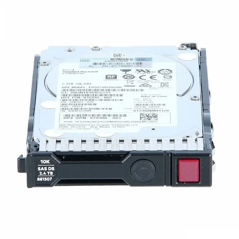 HPE 2.4TB SAS 10K SFF BC 512e MV HDD