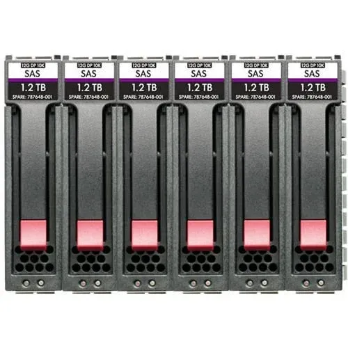 HPE MSA 10.8T SAS 10K SFF M2 6pk HDD Bdl