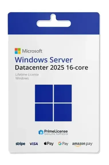 Windows Server 2025 Datacenter – 16 Core
