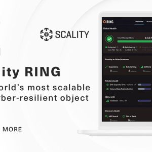 Scality RING Object Storage (100TB Yazılım Lisansı) - Görsel 1